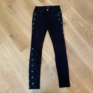 Black Orchid - Star Skinny Jeans in Black Silver